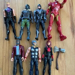 GUC Marvel Titan Hero Series: 6 Action Figures+ Bonus Talking Iron Man